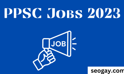 PPSC Jobs 2023-Apply Now