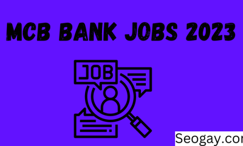 MCB Bank Jobs 2023-Apply Now