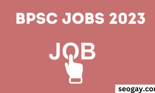BPSC Jobs 2023-Apply Now