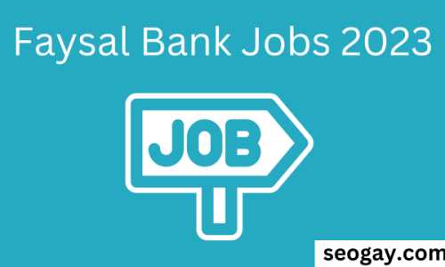 Faysal Bank Jobs 2023-Apply Now