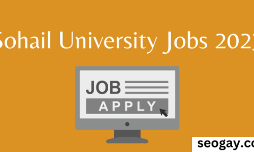 Sohail University Jobs-Apply Now