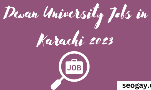 Dewan University Jobs 2023-Apply Now